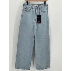 Levi’s Wide Leg Jeans Super High Rise Women’s Size 29 Light Blue Brand New